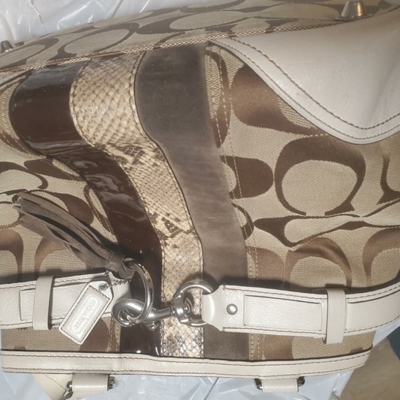 Coach Hampton Python Purse - Picture 2 of 16